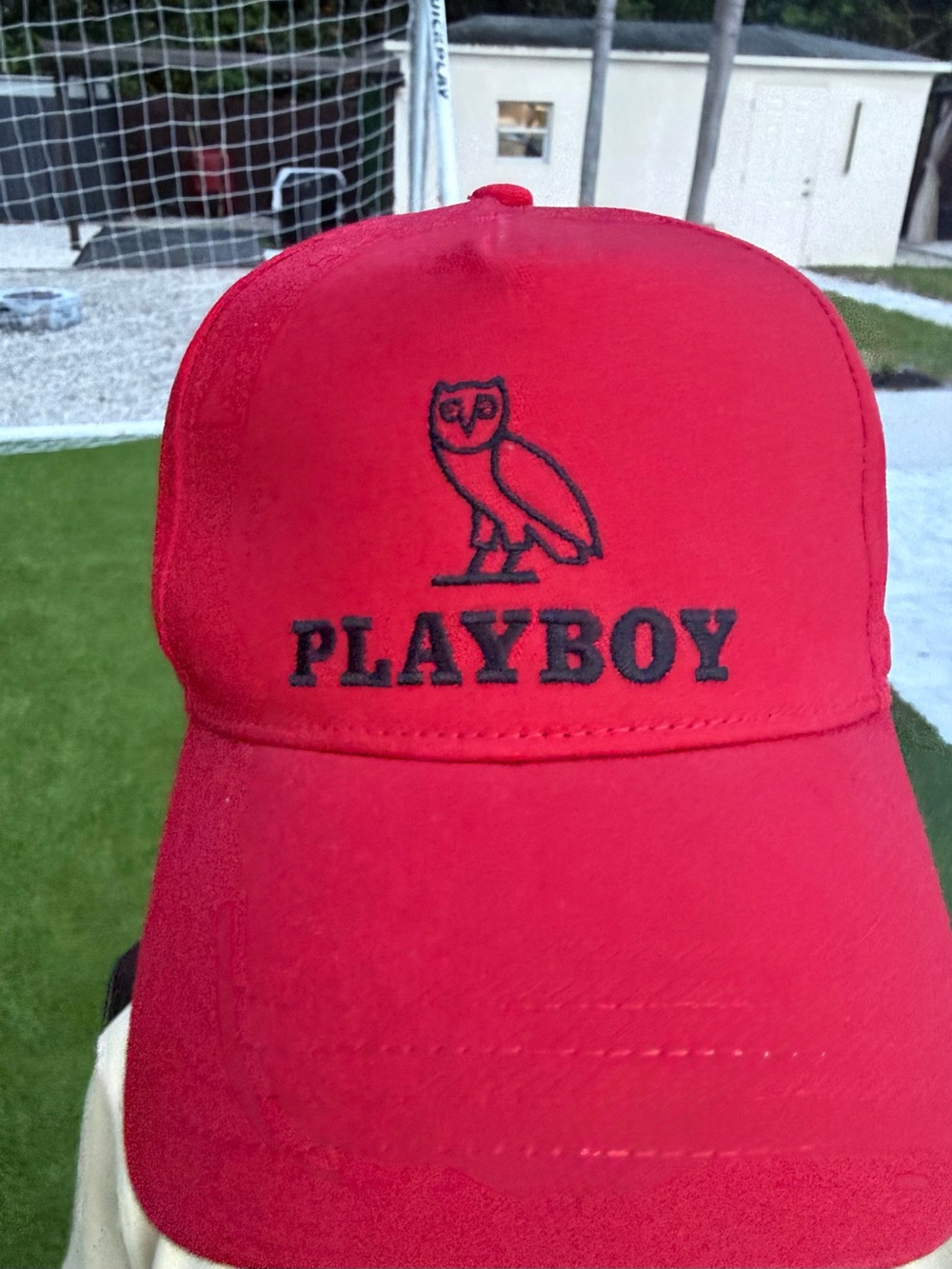 🔴 OVO x Playboy Sportcap Red – October’s Very Own – Rare Collector Cap